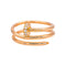 Bague 55 Cartier Bague Juste un clou Or rose Diamant 58 Facettes 5422029RV