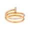 Bague 55 Cartier Bague Juste un clou Or rose Diamant 58 Facettes 5422029RV