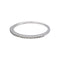 Bague 52 Bague  Demi-alliance  Or blanc Diamant 58 Facettes 4958837CN