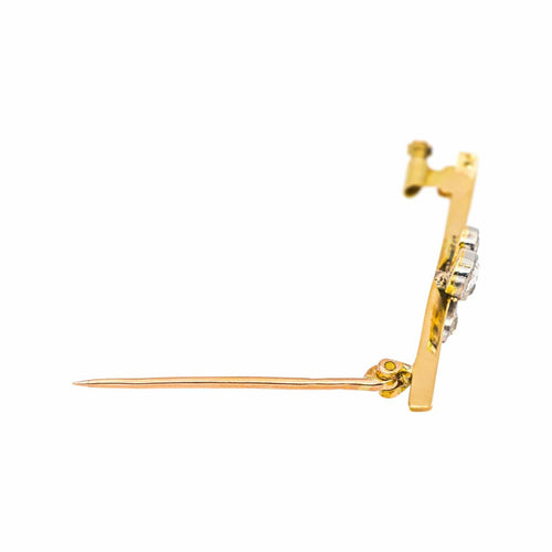 Broche Broche Or jaune, Or blanc Diamant 58 Facettes 5488798CN
