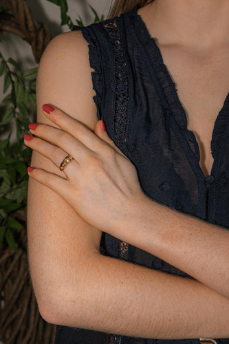 Bague 51 Bague Or jaune Citrine 58 Facettes 5442203RV