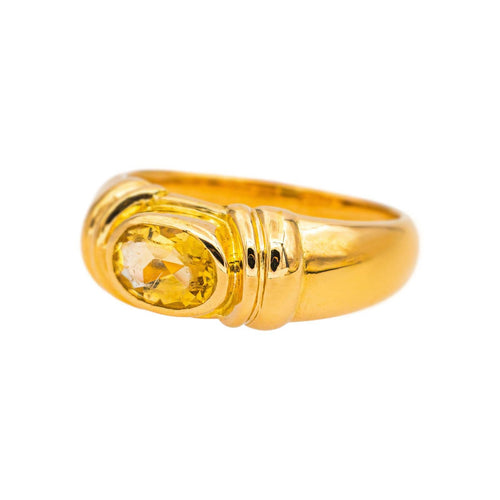 Bague 51 Bague Or jaune Citrine 58 Facettes 5442203RV