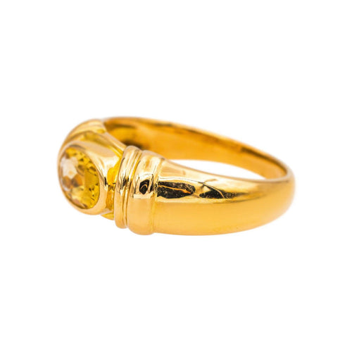 Bague 51 Bague Or jaune Citrine 58 Facettes 5442203RV