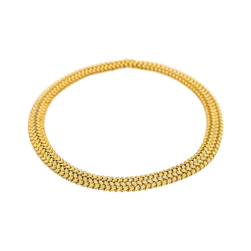 Collier Gay Frères Collier Maille souple Or jaune 58 Facettes 5527392CN