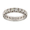 Bague 59 Bague eternity vintage - Diamants en or blanc 18 kt 3,06 ct 58 Facettes G3926