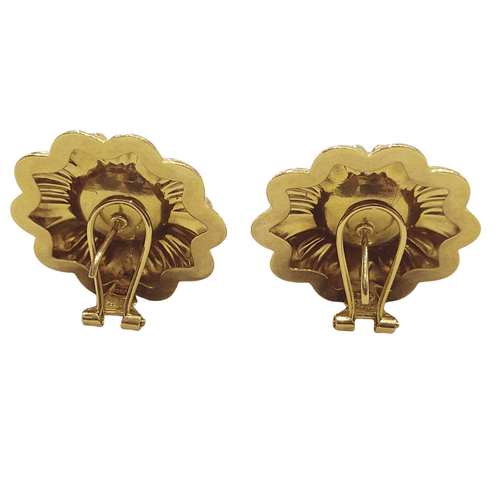 Boucles d'oreilles Boucles d'oreilles en perles et or 18k 58 Facettes PE213