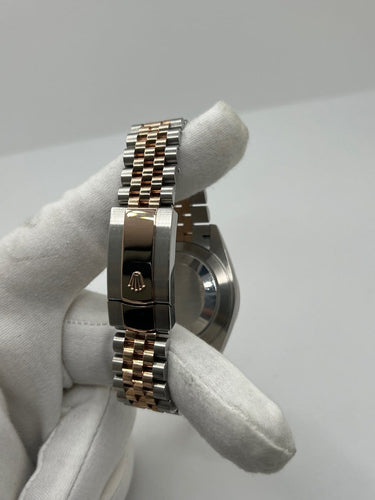 Montre Rolex Datejust 41 - Montre en or rose et acier avec diamants 58 Facettes 1865