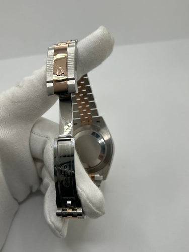 Montre Rolex Datejust 41 - Montre en or rose et acier avec diamants 58 Facettes 1865