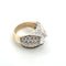Bague 52 Bague rétro - Diamants en or jaune 18 ct 58 Facettes 294/26 D