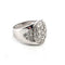Bague 57 Bague en or blanc 18 ct avec diamants 58 Facettes 155/B OC