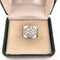 Bague 57 Bague en or blanc 18 ct avec diamants 58 Facettes 155/B OC