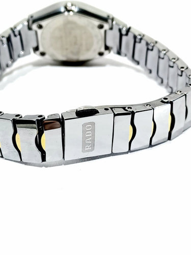 Montre Rado Jubilé - Montre à quartz femme en acier et tungstène avec diamants 58 Facettes ID 1750586