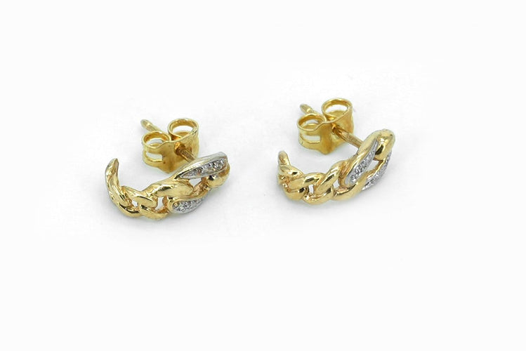 Boucles d'oreilles Mini créoles - Boucles d’oreilles en or jaune 18 carats et diamants 58 Facettes Mini Créoles 149/8