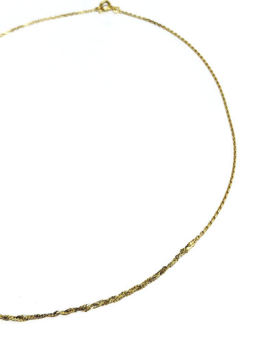 Collier Chaîne torsadée - Collier en or jaune 18 carats 58 Facettes ID 1750618