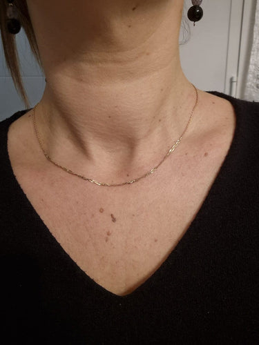 Collier Chaîne torsadée - Collier en or jaune 18 carats 58 Facettes ID 1750618