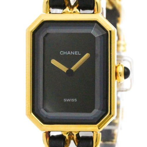 Montre Chanel Première Rock - Montre quartz en métal plaqué et cuir 58 Facettes zjoh94hcl4