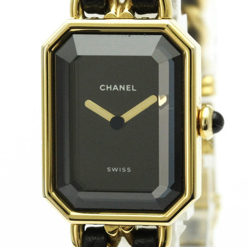 Montre Chanel Première Rock - Montre en métal plaqué et cuir 58 Facettes ddaeekc2l4