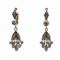 Boucles d'oreilles Boucles d'oreilles bouquet anciennes en or jaune et diamants 58 Facettes Boucles d'oreilles bouquet ancienne en or et diamants