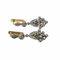 Boucles d'oreilles Boucles d'oreilles bouquet anciennes en or jaune et diamants 58 Facettes Boucles d'oreilles bouquet ancienne en or et diamants