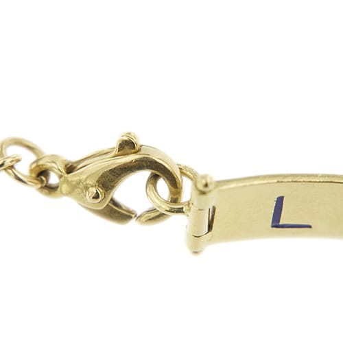 Bracelet Bracelet avec pavillon nautique en acier et or jaune 18 ct 58 Facettes 39307