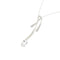 Collier Collier - Pendentif en or blanc 18 ct avec topaze et diamants 58 Facettes 41468