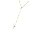 Collier Collier chapelet - Collier en or jaune 18 ct avec médaille et croix 58 Facettes 36947