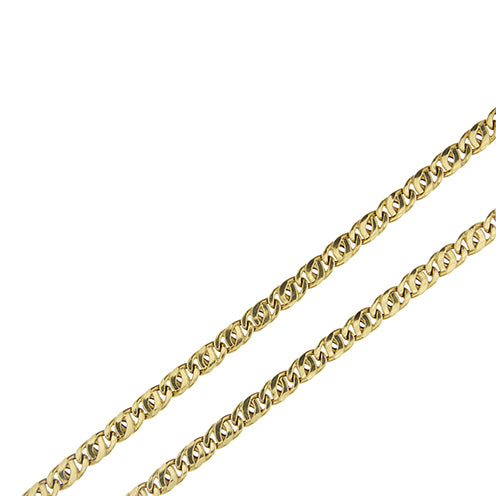 Collier Collier homme - Maille œil de tigre en or jaune 18 ct 58 Facettes 39362