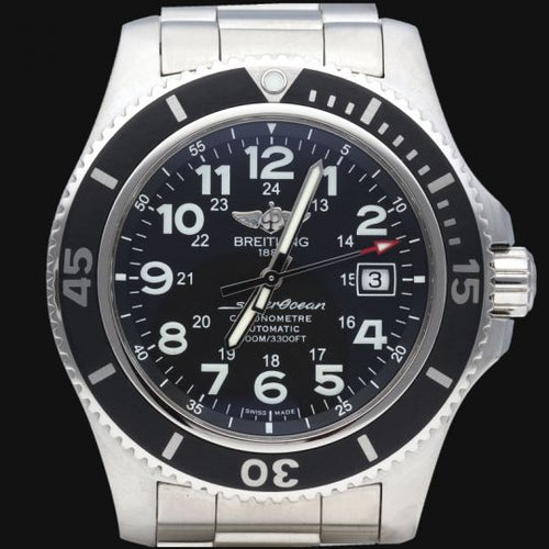 Montre Breitling Superocean II 44 - Montre automatique homme en acier 58 Facettes MT46183