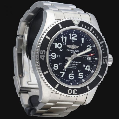 Montre Breitling Superocean II 44 - Montre automatique homme en acier 58 Facettes MT46183