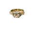 Bague 54 Bague en or jaune et platine avec diamant 1,40 ct 58 Facettes 1595/1