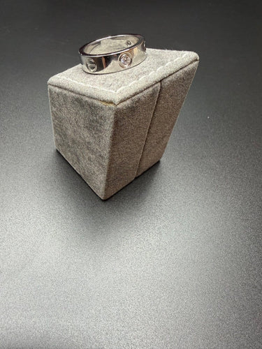 Bague 55 Cartier Love - Bague classique en or blanc 18 carats et diamants 58 Facettes 1595/2