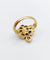 Bague 45.5 Bague chevalière fleur de lys en or 18k et diamants taille ancienne 58 Facettes A07053