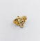 Bague 45.5 Bague chevalière fleur de lys en or 18k et diamants taille ancienne 58 Facettes A07053