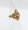 Bague 45.5 Bague chevalière fleur de lys en or 18k et diamants taille ancienne 58 Facettes A07053