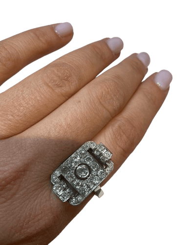 Bague 62 Bague Art déco - Or 18k et diamants 58 Facettes BO/260150