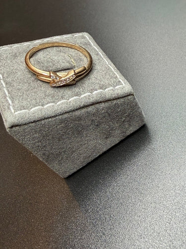 Bague 57 Chaumet Jeux de Liens - Bague en or rose 18 carats et diamants 58 Facettes 1567/2