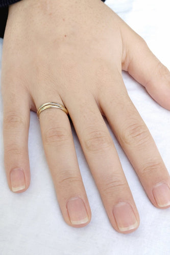 Bague 52 Alliance 3 ors 18 carats 58 Facettes id: 1751026
