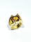 Bague 54 Bague en or jaune 18 carats à citrines et diamants 58 Facettes id: 1751039