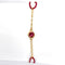 Bracelet Bracelet Solo rouge en or jaune 18k et grenat rhodolite 58 Facettes Barecelet-solo-rouge