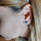 Boucles d'oreilles Boucles d’oreilles - En or blanc 18 ct avec émeraudes et diamants 0,30 ct 58 Facettes G3931