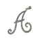 Pendentif Pendentif lettre A en or blanc et diamants 58 Facettes G3928