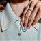 Pendentif Pendentif lettre A en or blanc et diamants 58 Facettes G3928