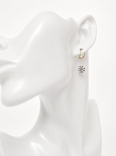 Boucles d'oreilles Boucles d'oreilles pendantes en or 18k et diamants 58 Facettes LP1880/PNNB