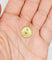 Pendentif Augis - Pendentif médaille d’amour en or jaune 18k, diamant et rubis 58 Facettes A07069