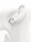 Boucles d'oreilles Boucles d’oreilles style lien pavées de diamants en or gris 18k 58 Facettes LP1885/MNNNB