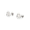 Boucles d'oreilles Boucles d'oreilles Poiray, "Coeur Entrelacé", or blanc. 58 Facettes 35560