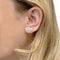 Boucles d'oreilles Boucles d'oreilles Poiray, "Coeur Entrelacé", or blanc. 58 Facettes 35560