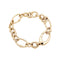 Bracelet Bracelet maillons ovales et circulaires or jaune. 58 Facettes 35589