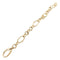 Bracelet Bracelet maillons ovales et circulaires or jaune. 58 Facettes 35589