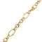 Bracelet Bracelet maillons ovales et circulaires or jaune. 58 Facettes 35589